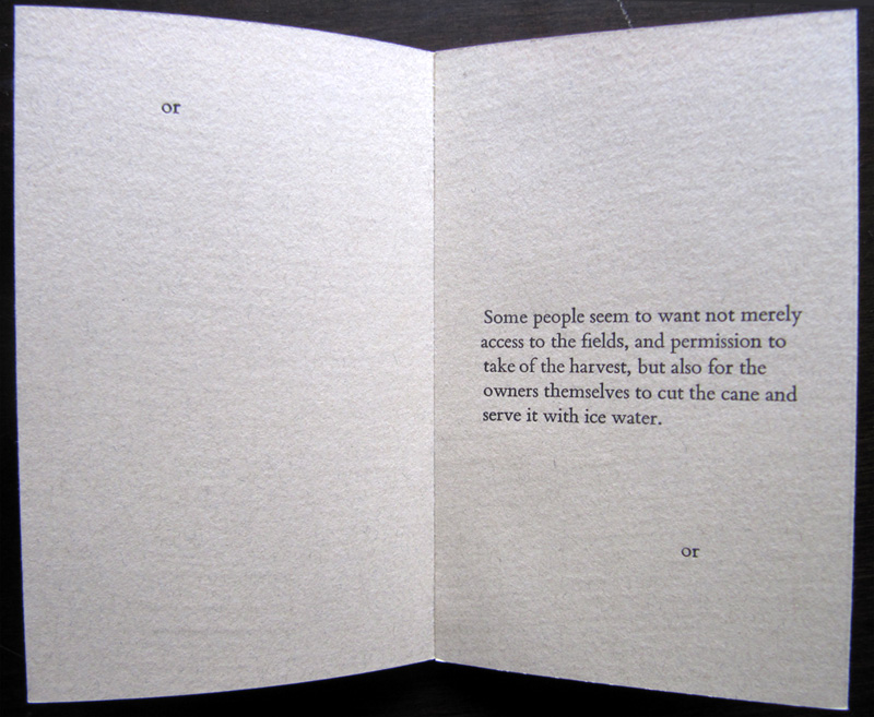 Lo Que Quiere Artist Book by Kendra Greene of Greene Ink Press