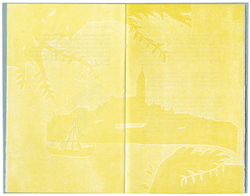Sea Delisches Artist Book by Kendra Greene of Greene Ink Press