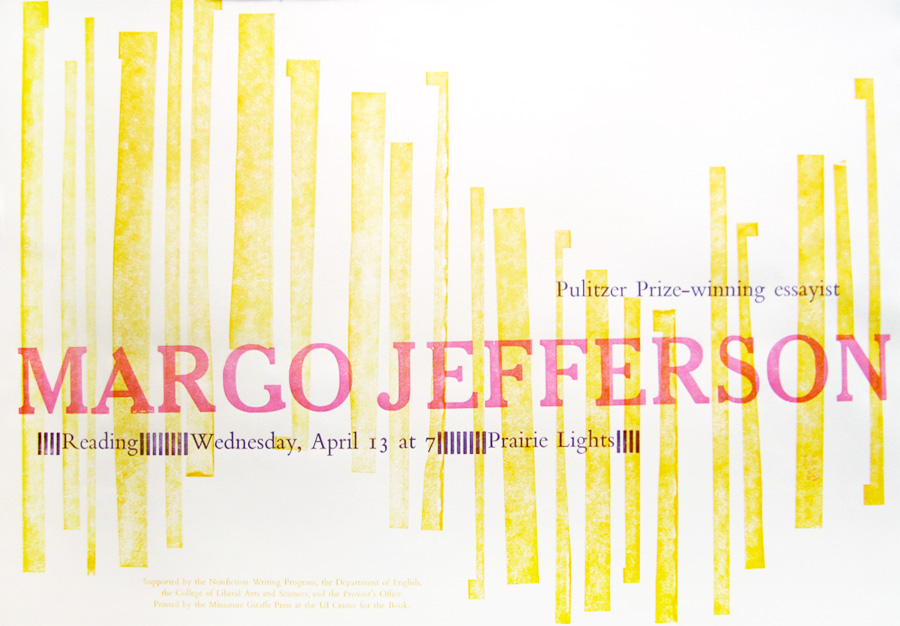 Margo Jefferson Poster by Kendra Greene of Greene Ink Press